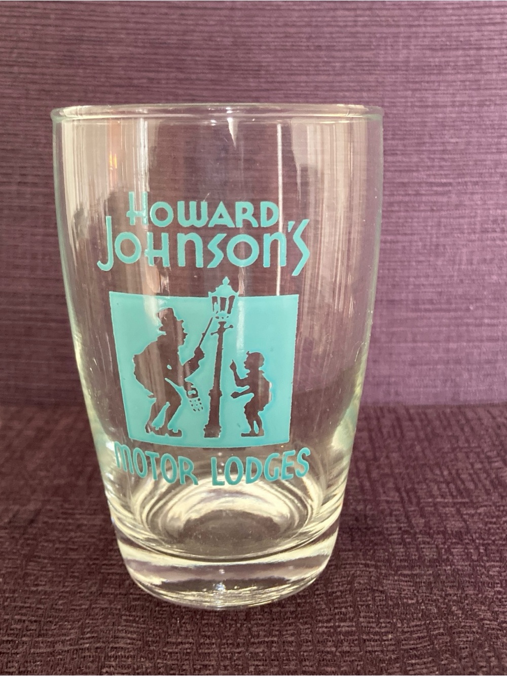 Juice Glass Howard Johnson's Motor Lodges Restaurant 4.25” Height Excellent Cond